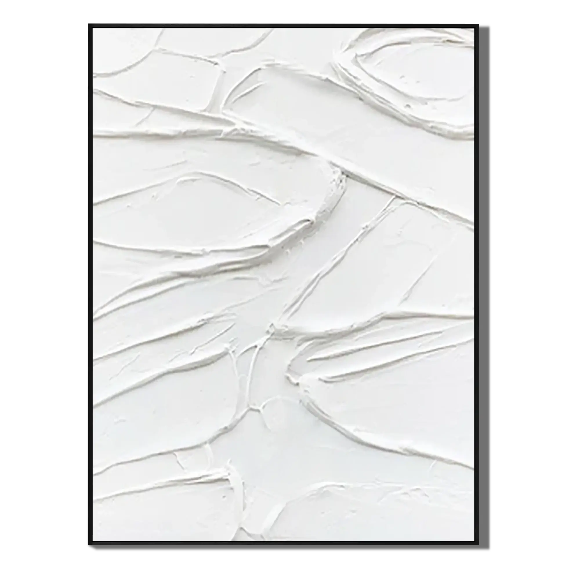 White Textured Flow