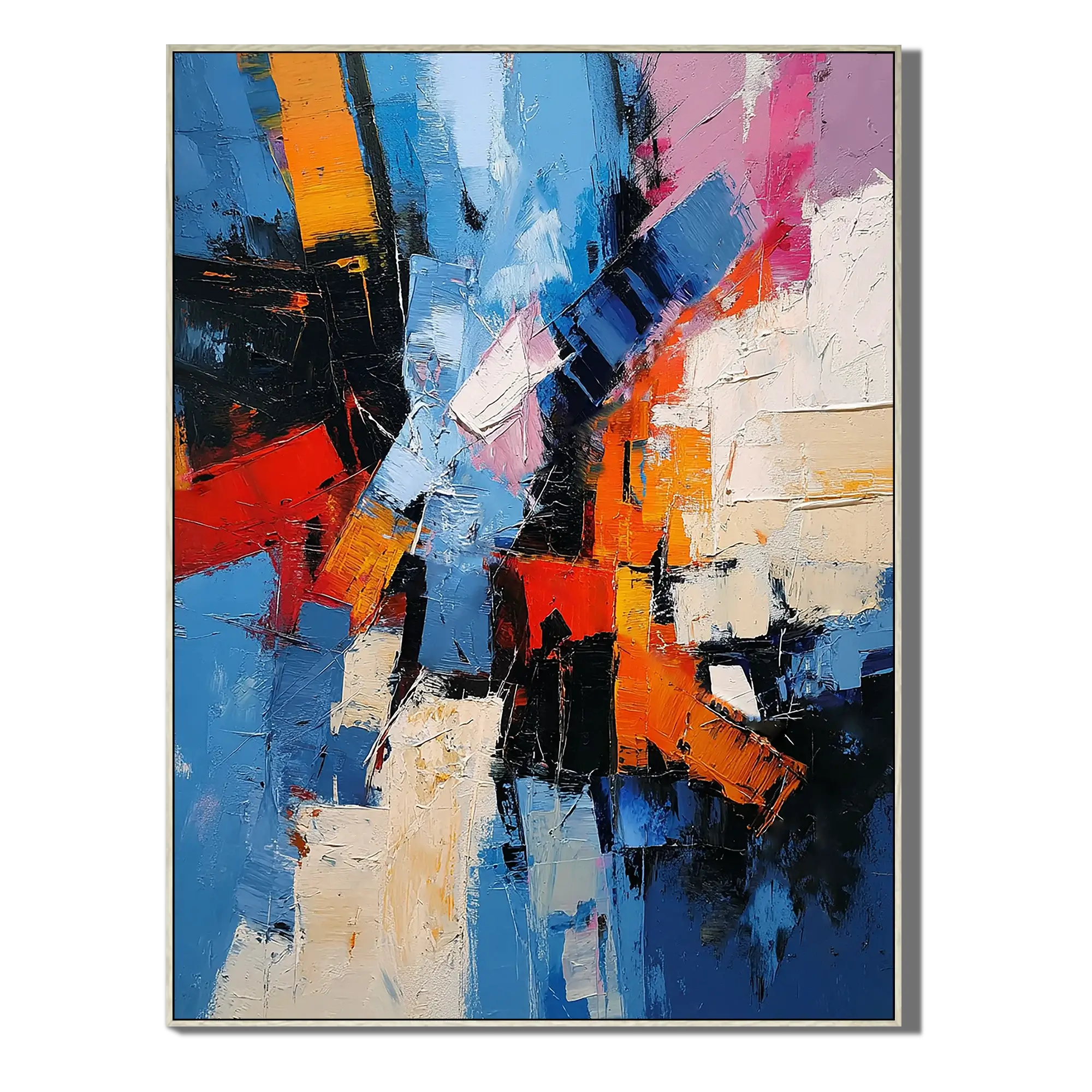 Vibrant Abstract Geometric Expression
