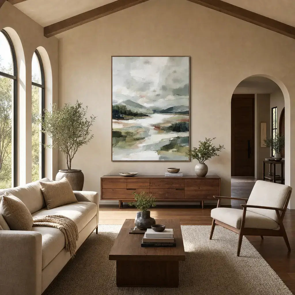 Valley Stillness Landscape Painting