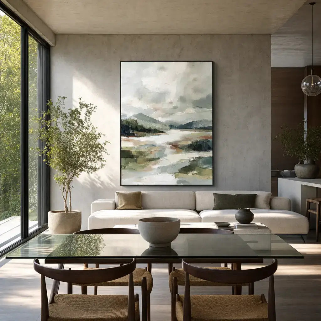 Valley Stillness Landscape Painting