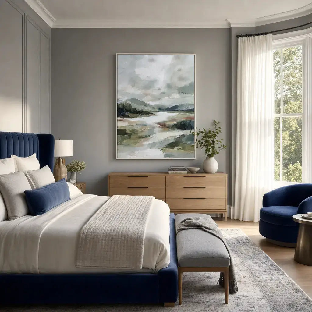 Valley Stillness Landscape Painting