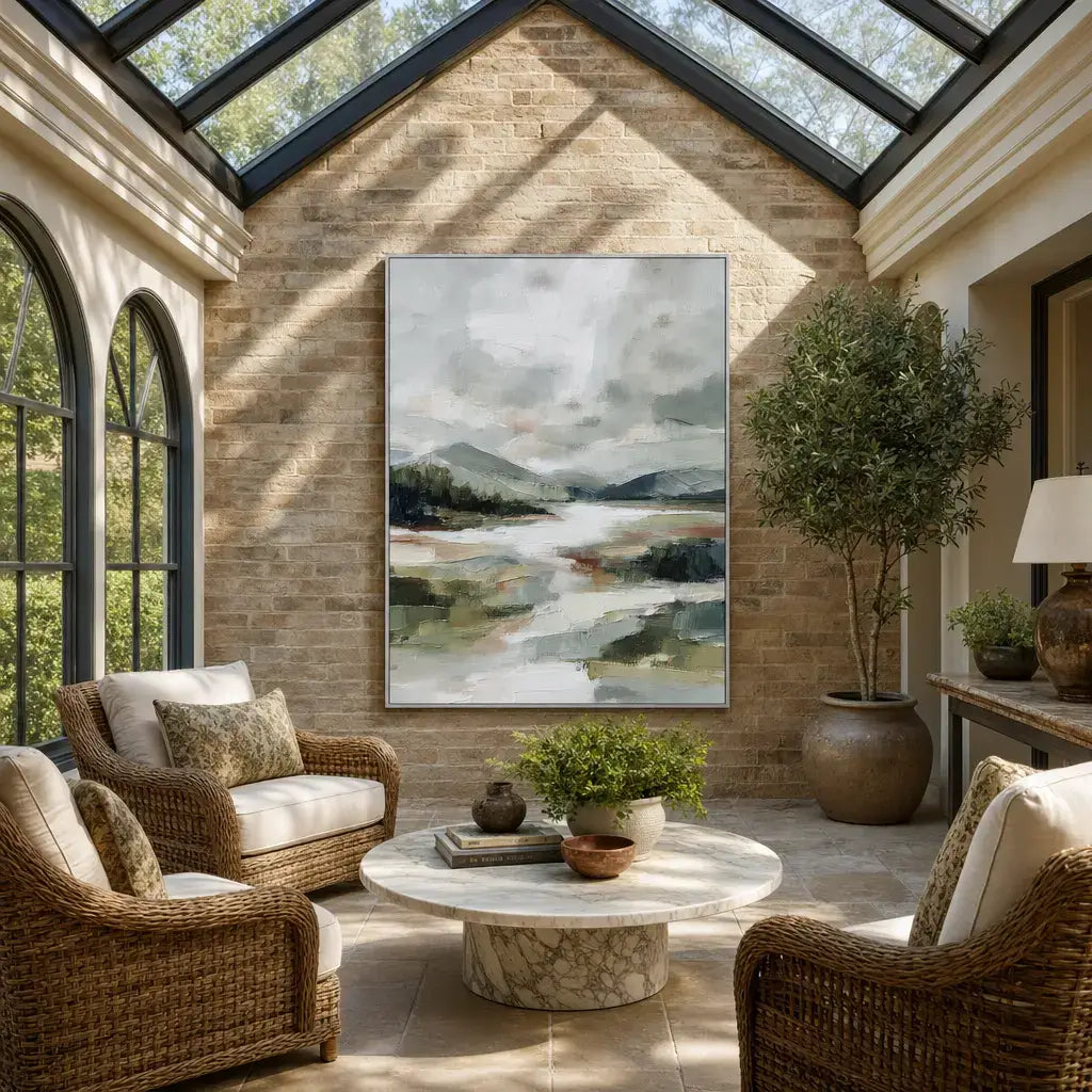 Valley Stillness Landscape Painting