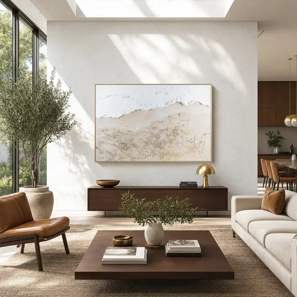 3D Textured Coastal Wall Art
