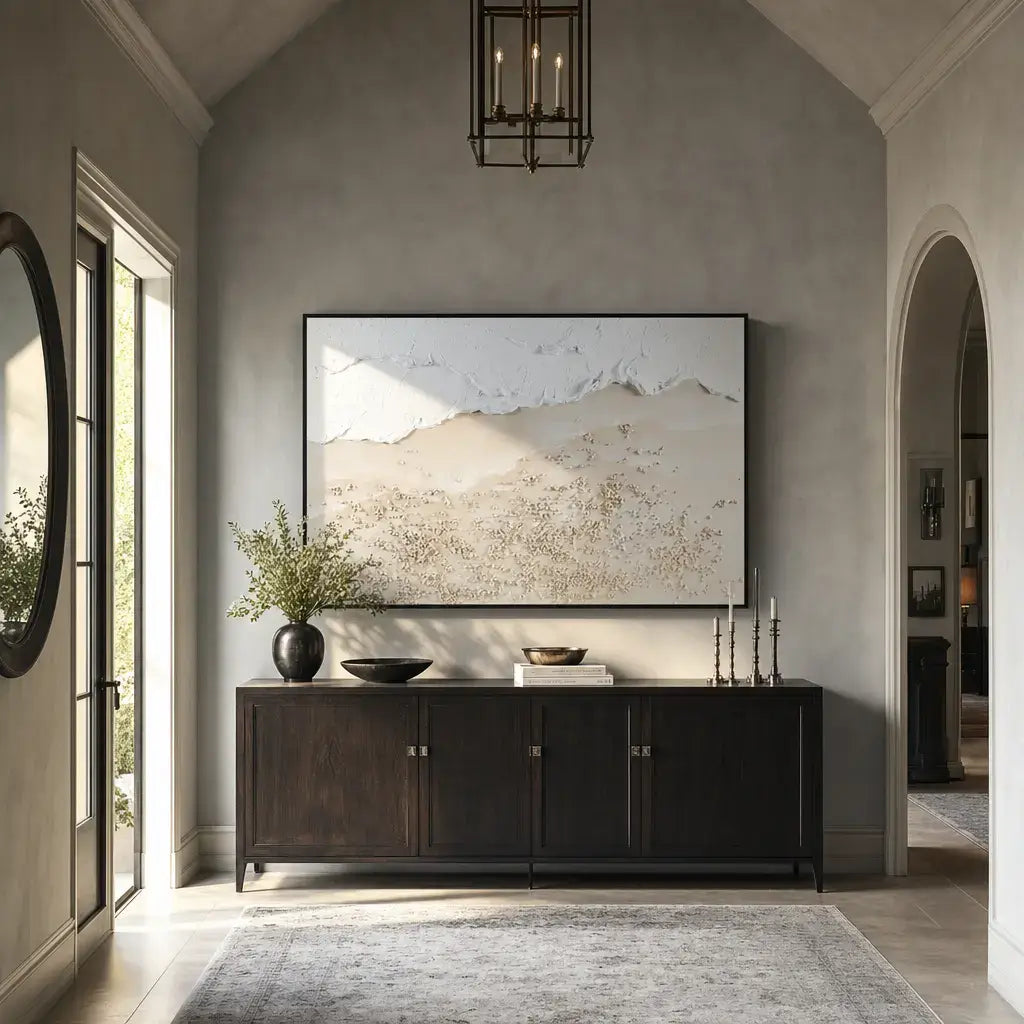 3D Textured Coastal Wall Art