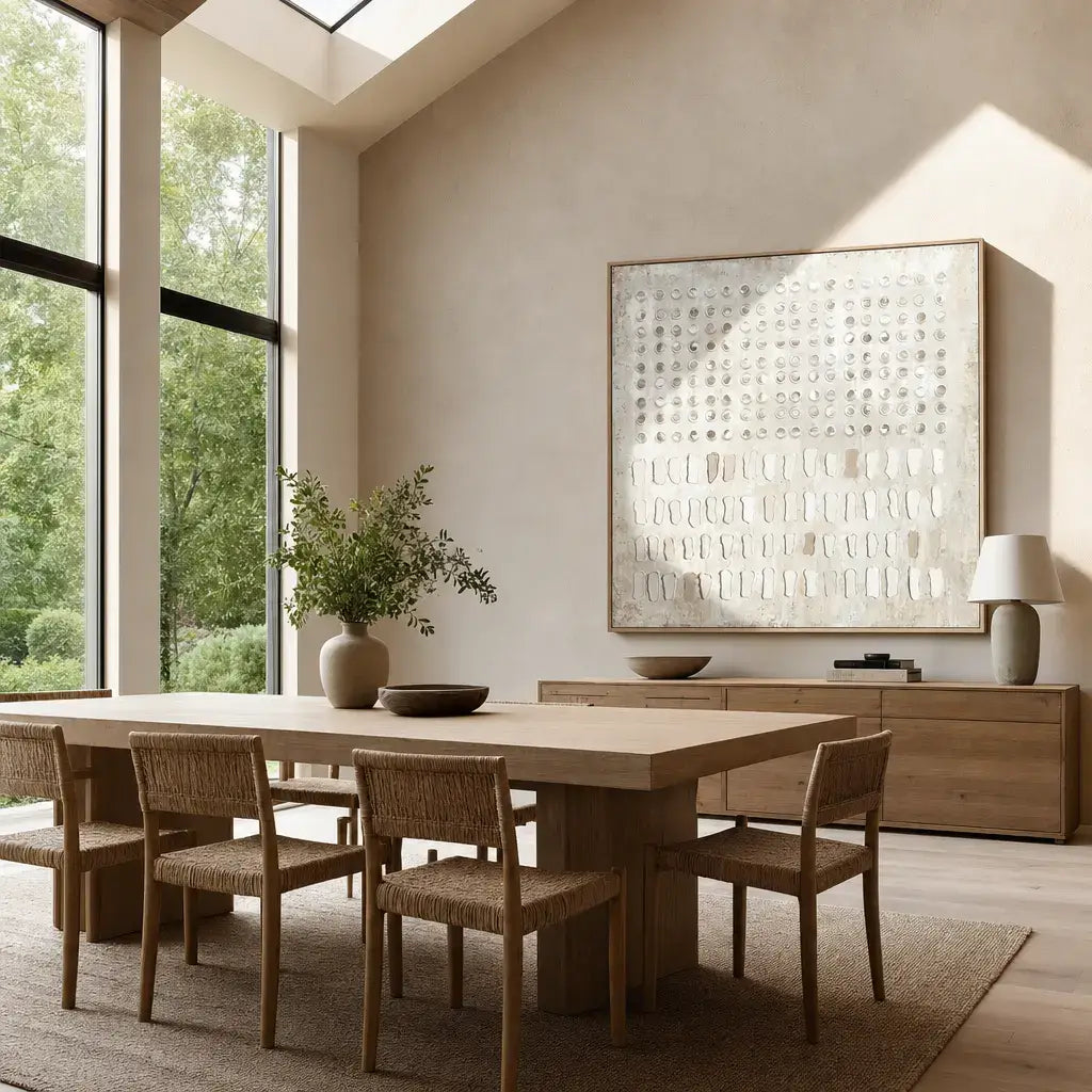 Soft Bar Matrix Wabi Sabi Wall Art