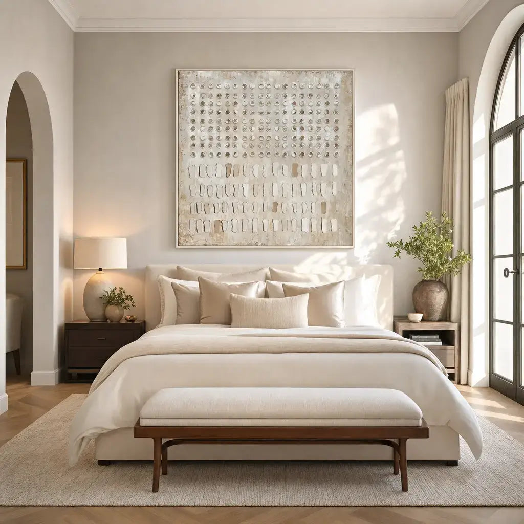 Soft Bar Matrix Wabi Sabi Wall Art