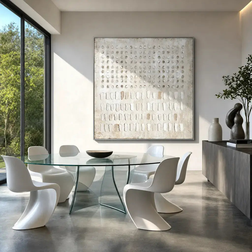 Soft Bar Matrix Wabi Sabi Wall Art